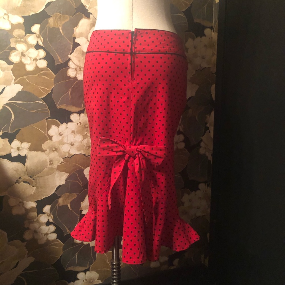 hell bunny red polka dot skirt - Picture 5 of 9